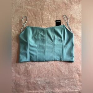 Nasty Gal Women's Blue Corset